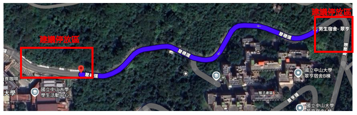 停車區域示意圖